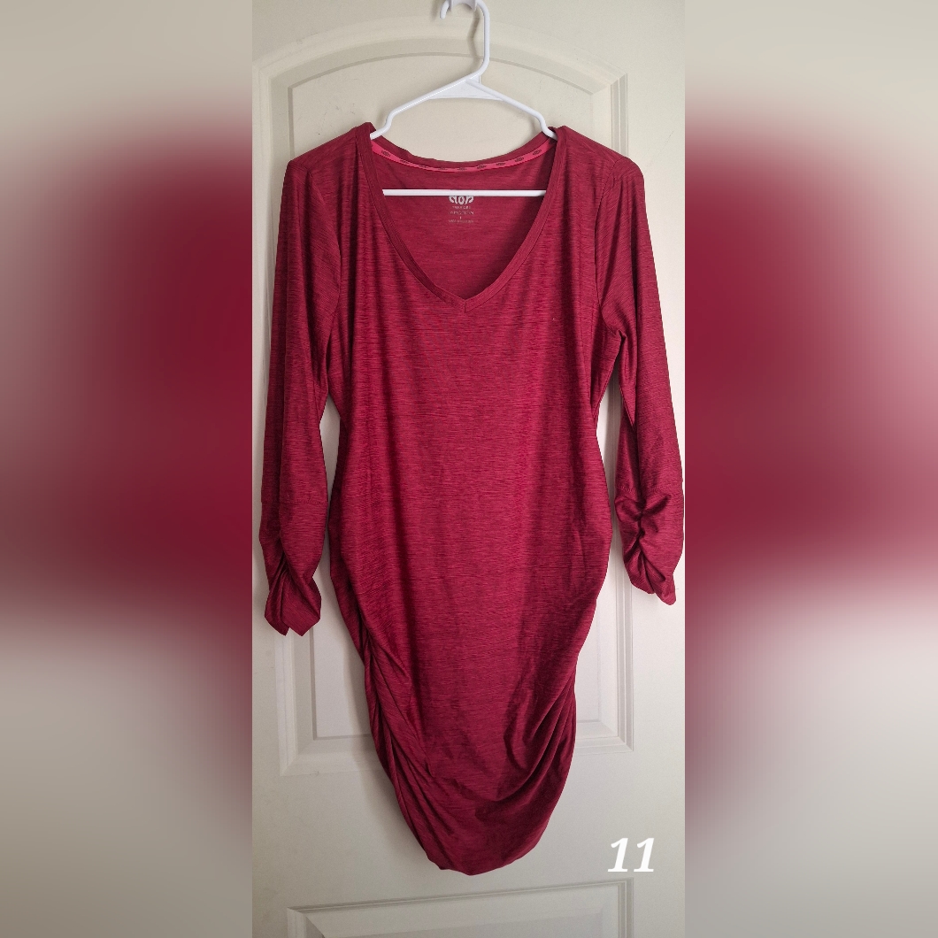 Maurices Inmotion Stylish Long Sleeve Top L Dress Coquette Strechy Fairycore